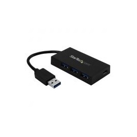 Startech Hub Usb 3.0 4 Puertos Usb Externo Negro 5Kbit/S Hb30A3A1Cfb