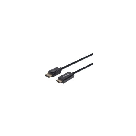 Cable Displayport A Hdmi Manhattan Macho-Macho 4K 1M 153195