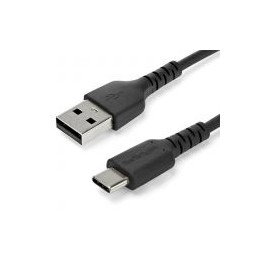 Cable Usb Tipo C Startech 1M Negro Con Fibra Aramida Rusb2Ac1Mb