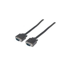 Cable Monitor Svga Manhattan 8Mm Hd15M-M  1.8M 311731