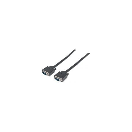 Cable Monitor Svga Manhattan 8Mm Hd15M-M  4.5M 312721