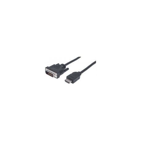 Cable Video Hdmi Manhattan Dvi-D M-M  1.8M 372503