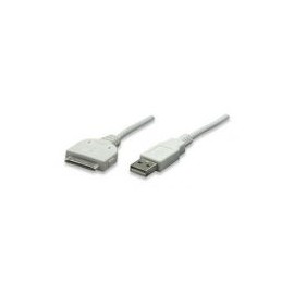 Cable Ilynk Usb Manhattan Para Ipod / Iphone Blanco 391856