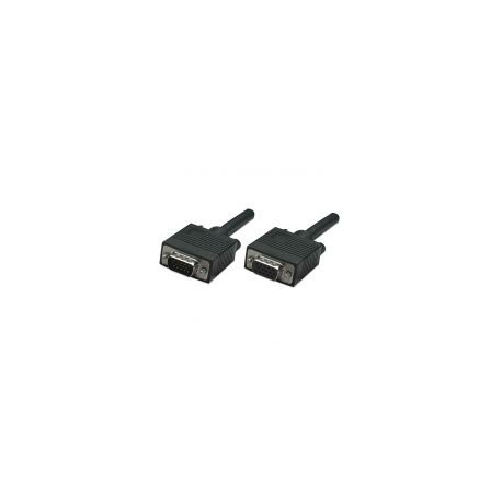 Cable Monitor Manhattan Svga 5Mm Hd15M-M 11.0M Fer 371568