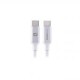 Cable C A C Mobifree Cable Tipo C A C Usb C Usb C 1 M Blanco Mb-923705