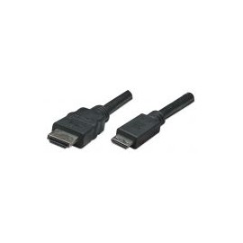 Cable Video Hdmi Manhattan 1.3 M-Mini M  1.8M Bolsa 304955