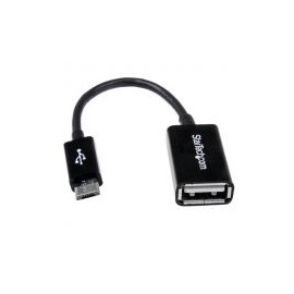 Cable 12Cm Adap Micro Usb  Macho A Usb A Hembra Otg Startech Uusbotg