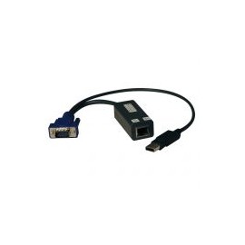 Kvm Para Servidor Tripp Lite Vga(M) Rj-45(H) Usb(M) B078-101-Usb-1