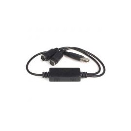 Cable  0.4M Usb A Ps/2  Para Raton Mouse Y Teclado  Startech Usbps2Pc