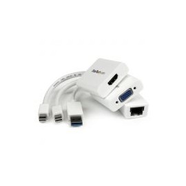 Kit Adaptadores Macbookair Minidp A Vga Hdmi A Red Startech Macamdpgbk