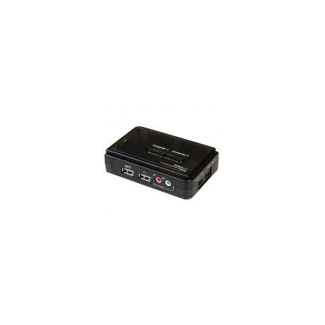Juego Kit Kvm 2Ptos Usb Audio Video Vga Startech Sv211Kusb