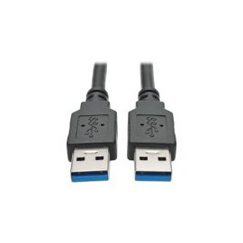 Cable Usb 3.0 Superspeed A/A M/M Negro 0.91 M 3 Pies+