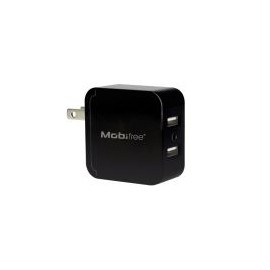 Kit Cargador Usb Con Cable Lightning Mobifree Mb-914192 Pared Negro