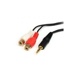 Cable 1.8M  Minijack 3.5Mm Macho A Rca Hembra Startech Mu1Mfrca