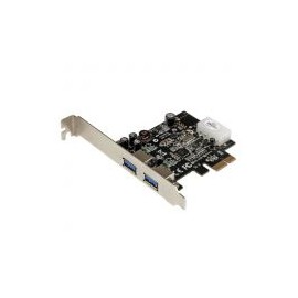 Tarjeta Pcie2 Ptos  Con Usb 3.0 Fuente Molex Uasp  Startech Pexusb3S25