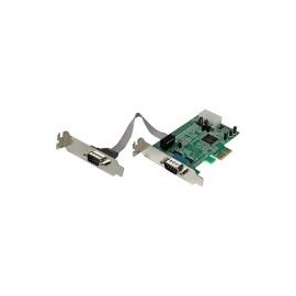 Tarjeta  Pcie Pcie Perfil Bajo 2 Ptos Seriales  Startech Pex2S553Lp