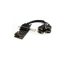 Tarjeta  Pcie    4 Puertos Serial Multiconector  Startech Pex4S553B