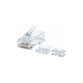 Jack Cat6E Intellinetstp Rj-45 Transparete 80 Piezas