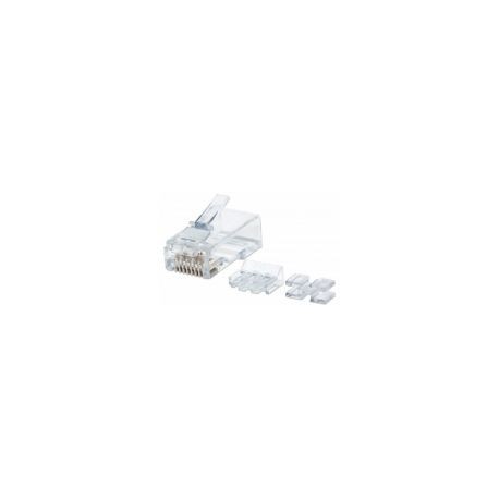 Jack Cat6E Intellinetstp Rj-45 Transparete 80 Piezas