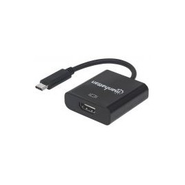 Adaptador Manhattan Usb-C 3.1 Macho A Hdmi Hembra Negro 151788