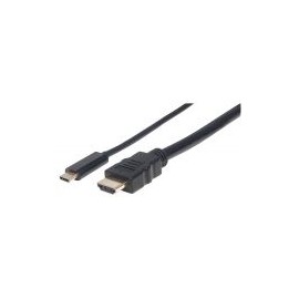 Cable Manhattan Usb C Macho A Hdmi Macho 1 Metro Negro 152235