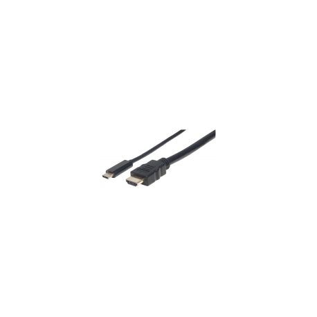 Cable Manhattan Usb C Macho A Hdmi Macho 1 Metro Negro 152235