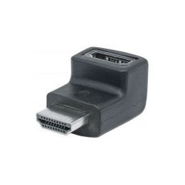 Adaptador Manhattan 353502 Hdmi Macho/Hembra Angulo Abajo 90 Grados