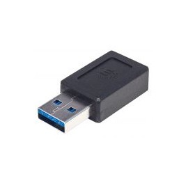 Adaptador Manhattan Usb A Macho A Usb C Hembra Negro 354714