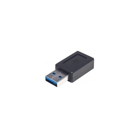 Adaptador Manhattan Usb A Macho A Usb C Hembra Negro 354714