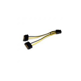 Cable 15Cm De Poder  Sata A Conector 6 Pines Startech Satpciexadap