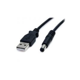 Cable 2M Usb A A Conector Coaxial Barrel Tipo M5V Startech Usb2Typem2M