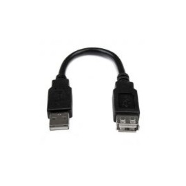 Cable Extensor Usb 2.0   Macho A Hembra De 15Cm  Startech Usbextaa6In