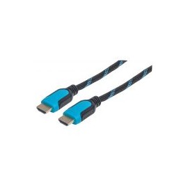 Cable Manhattan Hdmi Macho A Hdmi Macho 3M Negro/Azul 354813