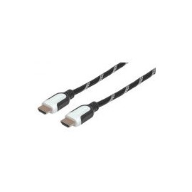 Cable Manhattan Hdmi Macho 3M Negro/Blanco 354783