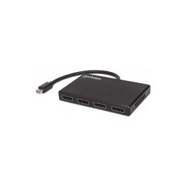 Video Splitter Manhattan 1 Mini Dp In : 4 Dp Out Usb/Mst 207744
