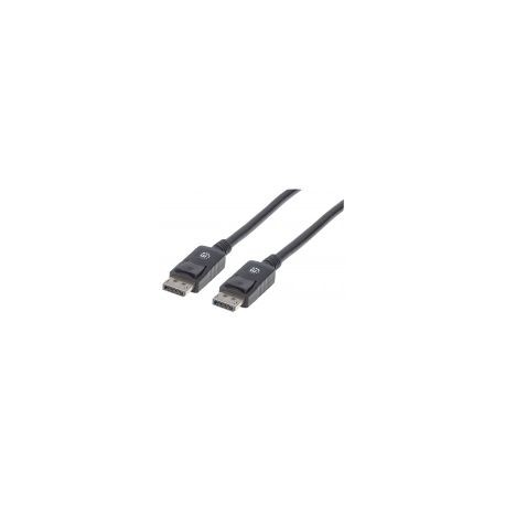 Cable Displayport Manhattan 1.0M 4K Blindado Macho-Macho 306935