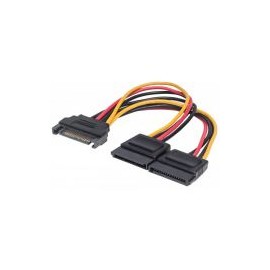 Cable Y De Corriente Manhattan Hdd Sata 1M - 2H 354554