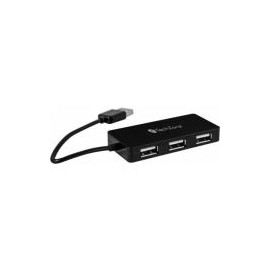 Hub Usb Techzone Tz17Hub02 Usb Color Negro De 4 Puertos