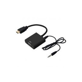 Adaptador Hdmi A Vga Brobotix Negro 110964N