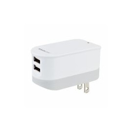 Cargador Mobifree De Pared 2 Puertos Usb Blanco Pared Usb 2 Mb-923361