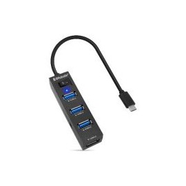 Docking Station Brobotix Usb-C 4X Usb 3.0 Switch Negro 6001189