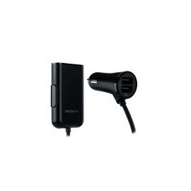 Cargador Mobifree Cargador De Coche 4 Puertos Negro Auto 4 Mb-923316