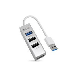 Hub Brobotix 1 Puerto Usb-A 3.0 - 3 Puertos Usb-A Plata 263038