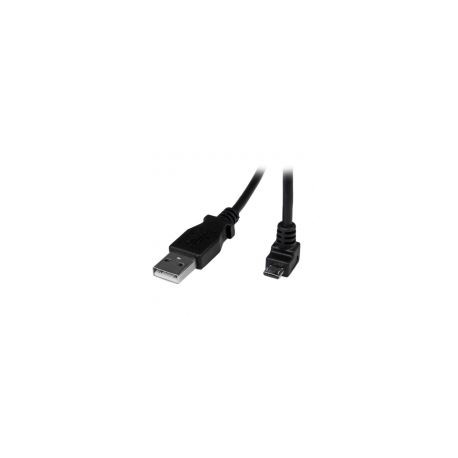Cable 50Cm Micro Usb B A Usb A Acodado Abajo Startech Usbaub50Cmd