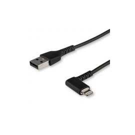 Cable Usb A Lightning Startech Codo 1M Negro Rusbltmm1Mbr