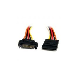 Cable 30Cm Corriente Alimentacion Sata 15 Pines  Startech Satapowext12
