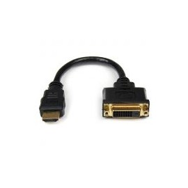 Cable Video 20Cm Hdmi  Macho A Dvi-D Hembra Startech Hddvimf8In