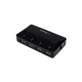Startech Hub Usb 3.0 De 4 Ptos De Carga Y Sincro St53004U1C