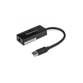 Tarjeta 1Pto Rj45 Externa Usb 3.0 Con Usb Negro  Startech Usb31000Sptb