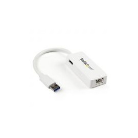 Tarjeta  1Pto Rj45  Externa Usb3.0  Hub Blanco  Startech Usb31000Sptw